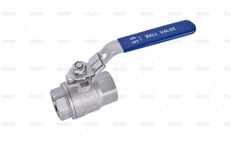 Two-Piece Stainless Steel Threaded Ball Valve