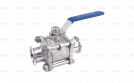 Three-Piece Stainless Steel Grooved Ball Valve