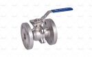 Two-Piece Stainless Steel Flanged Ball Valve