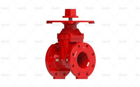 FM UL Flanged Type NRS Resilient Seated Gate Valve