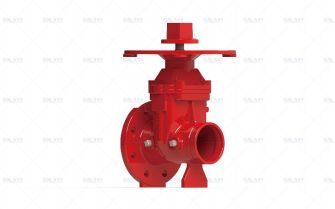 FM UL Flanged-Grooved NRS Resilient Seated Gate Valve