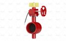 FM UL Electrical Signal Grooved Butterfly Valve